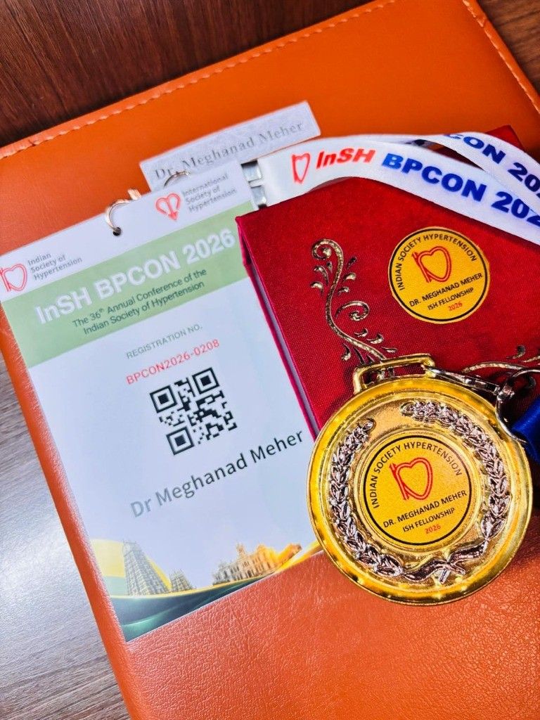 Dr. Meghanad Meher — ISH Fellowship Medal & Badge 2026